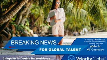 Velocity Global to double its workforce by empowering employees to work anywhere