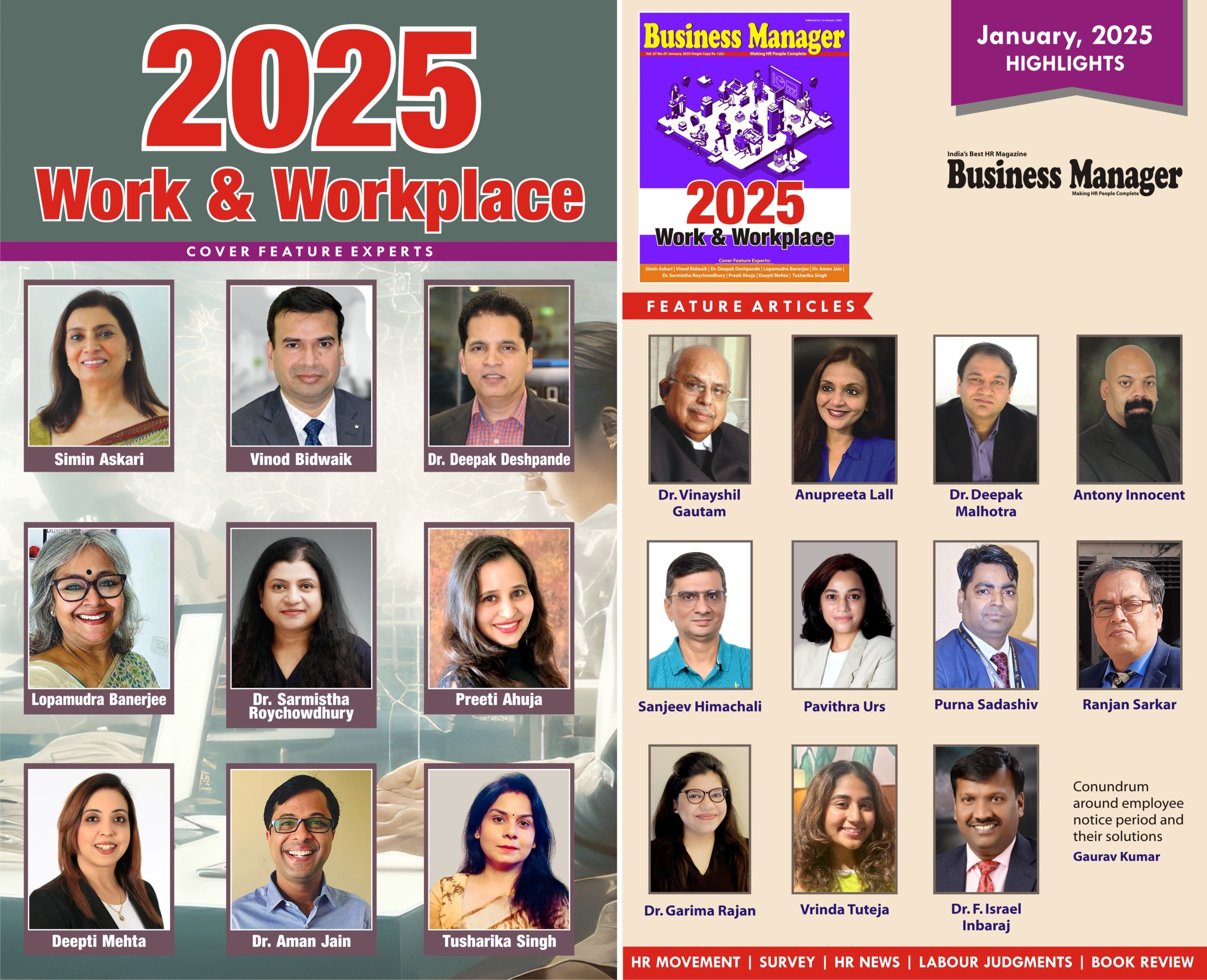 2025: Work & Workplace - Jan.2025 highlights